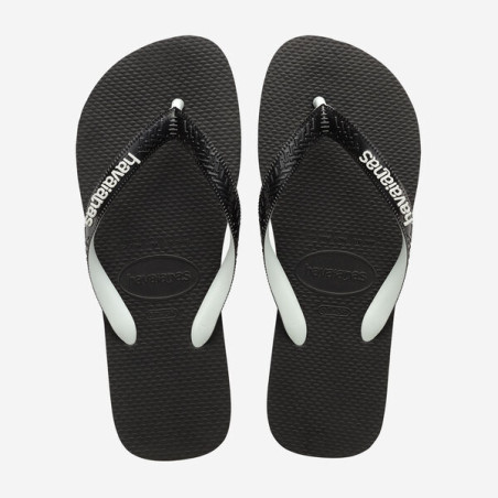HAVAIANAS Top Mix Black / Black - Tongs Unisex | Les4Nages
