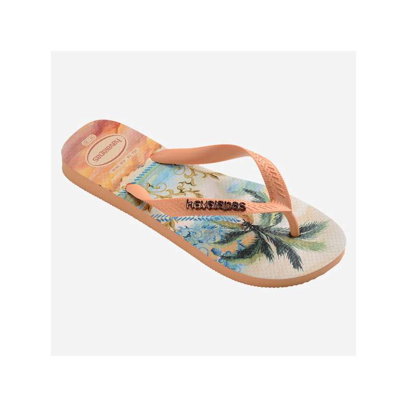 Tongs Havaianas TOP TROPICALIA VIBES PEACH | Les4Nages