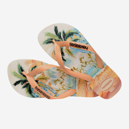 Tongs Havaianas TOP TROPICALIA VIBES PEACH | Les4Nages Tongs Havaianas TOP TROPICALIA VIBES PEACH | Les4Nages
