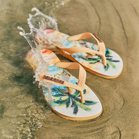 Tongs Havaianas TOP TROPICALIA VIBES PEACH | Les4Nages Tongs Havaianas TOP TROPICALIA VIBES PEACH | Les4Nages