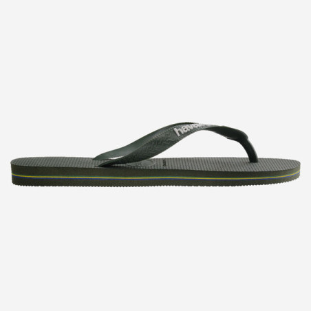 HAVAIANAS BRASIL LOGO - GREEN OLIVE | Les4Nages