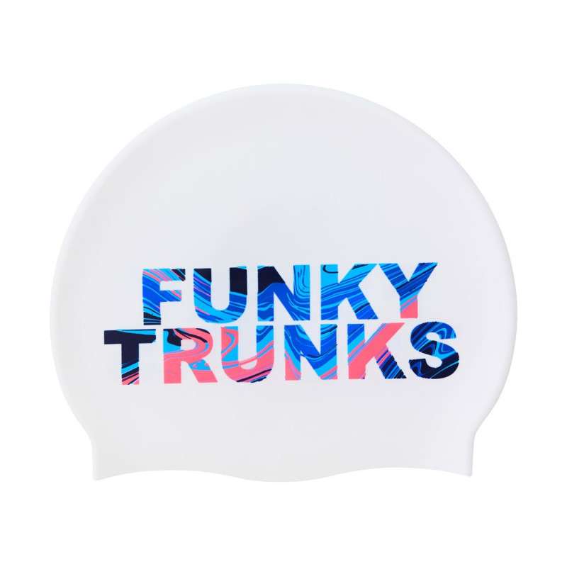 FUNKY TRUNKS Wave Craze - bonnet de bain fantaisie natation silicone | Les4Nages