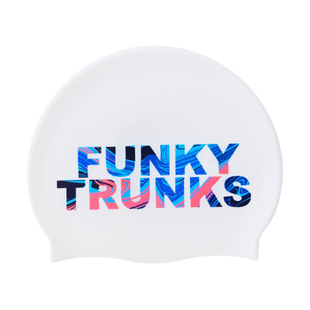 FUNKY TRUNKS Wave Craze - bonnet de bain fantaisie natation silicone | Les4Nages