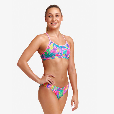 FUNKITA Girl (8-14ans) Jungle Party - Racerback Two Piece | Les4Nages