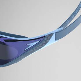 Speedo Fastskin PURE FOCUS Mirror bleu/gris - Lunettes Natation