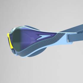 Speedo Fastskin PURE FOCUS Mirror bleu/gris - Lunettes Natation