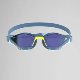 Speedo Fastskin PURE FOCUS Mirror bleu/gris - Lunettes Natation