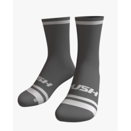 RUSH SOCKS TRI - METALIC - WHITE- Socquettes Cyclisme,Triathlon | Les4Nages