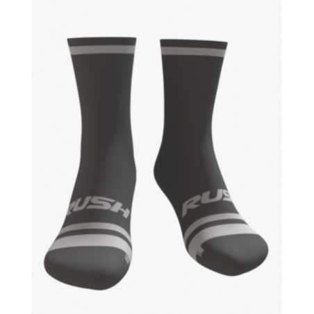 RUSH SOCKS TRI - METALIC - WHITE- Socquettes Cyclisme,Triathlon | Les4Nages