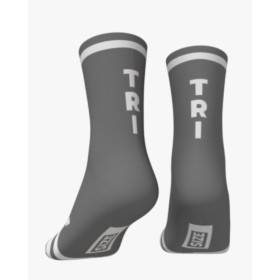 RUSH SOCKS TRI - METALIC - WHITE- Socquettes Cyclisme,Triathlon