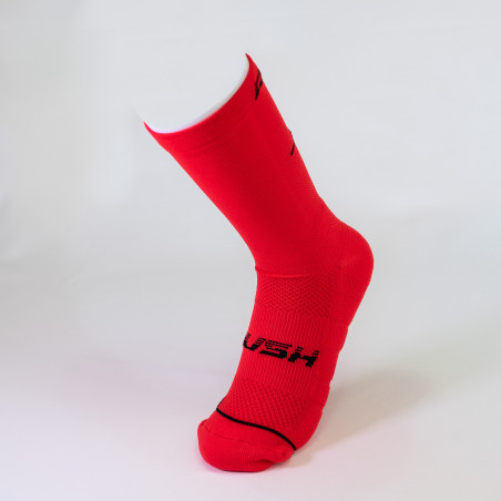RUSH Med SOCKS RED - Socquettes Cyclisme, Triathlon | Les4Nages