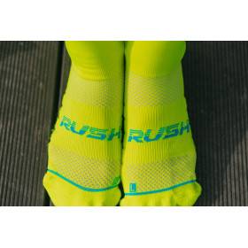 RUSH Med SOCKS YELLOW FLUO - Socquettes Cyclisme, Triathlon
