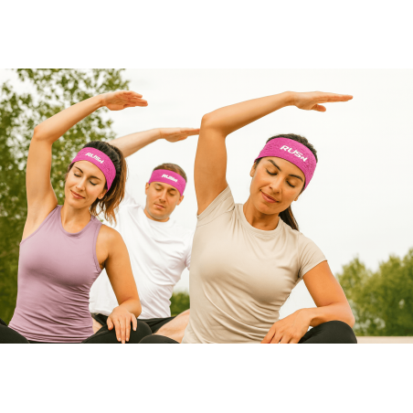 Headband Running RUSH - GRENADE - Bandeau running léger, respirant, extensible et sans coutures | Les4Nages Headband Running RUSH - GRENADE - Bandeau running léger, respirant, extensible et sans coutures | Les4Nages