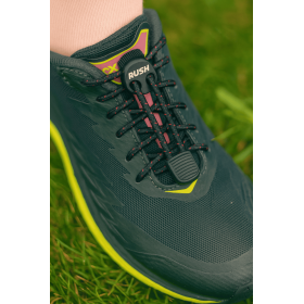 RUSH Lacets running FastLace striped Black - Red