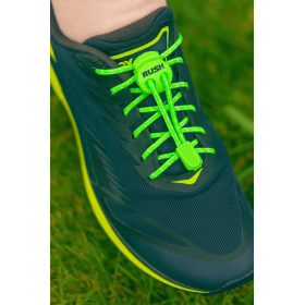 RUSH Lacets running FastLace reflective Neon Green