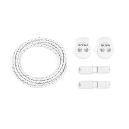 RUSH Lacets running FastLace reflective White | Les4Nages RUSH Lacets running FastLace reflective White | Les4Nages