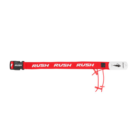 Ceinture porte dossard RUSH Basic Race belt Red avec 3 points | Les4Nages Ceinture porte dossard RUSH Basic Race belt Red avec 3 points | Les4Nages