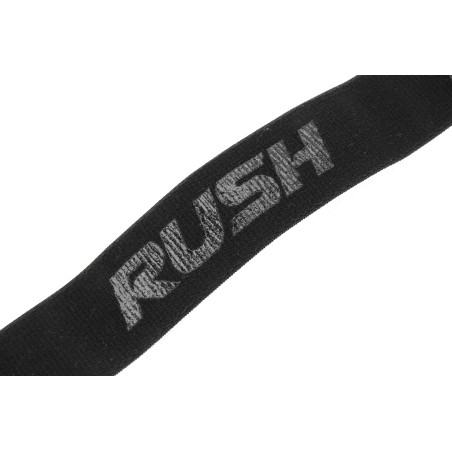Ceinture porte dossard RUSH Basic Race belt Black avec 3 points | Les4Nages