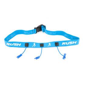 Ceinture porte dossard RUSH Basic Race belt Blue avec 3 points