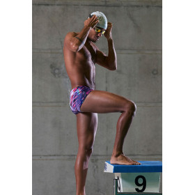 ZEROD Trunks GLITCHER - Boxer Natation Homme