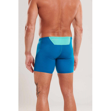 ZEROD EMERALD GREEN/MINT - Aquashort boxer Natation Homme | Les4Nages ZEROD EMERALD GREEN/MINT - Aquashort boxer Natation Homme | Les4Nages