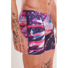 ZEROD GLITCHER - Aquashort boxer Natation Homme