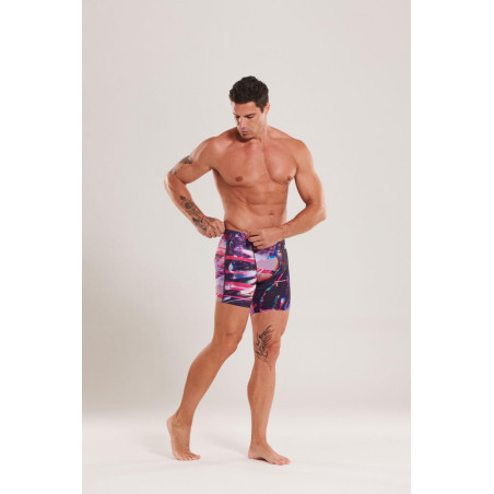 ZEROD GLITCHER - Aquashort boxer Natation Homme | Les4Nages ZEROD GLITCHER - Aquashort boxer Natation Homme | Les4Nages