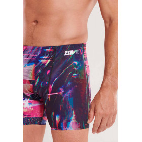 ZEROD GLITCHER - Aquashort boxer Natation Homme