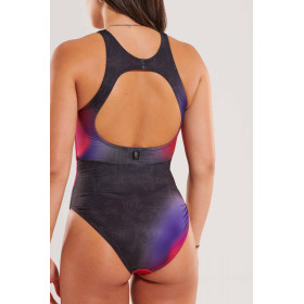 ZEROD SCULPT VORTEX NEBULA - Maillot de bain Natation Femme 1 pièce