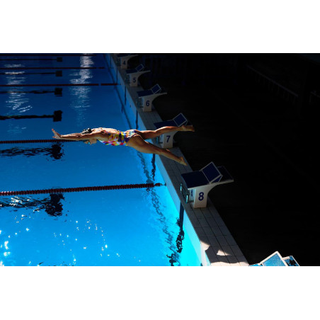 ZEROD SCULPT BRUSHWAVE - Maillot de bain Natation Femme 1 pièce | Les4Nages