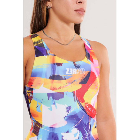 ZEROD SCULPT BRUSHWAVE - Maillot de bain Natation Femme 1 pièce | Les4Nages