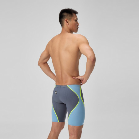 SPEEDO FastSkin LZR PURE INTENT 2.0 JAMMER - GREY BLUE - Jammer Natation Competition Homme | Les4Nages