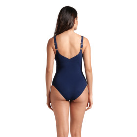 Arena Bodylift MILENA Wing Back NAVY - Maillot Natation Arena Aquagym et aquafitness