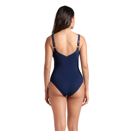 Arena Bodylift MILENA Wing Back NAVY - Maillot Natation Arena Aquagym et aquafitness | Les4Nages