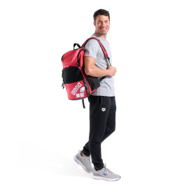 ARENA ONE GO BACKPACK 35L RED - Sac à Dos Natation et Piscine 