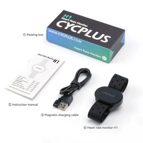 Brassard Capteur de fréquence cardiaque H1 CYCPLUS- Bluetooth et ANT+ 