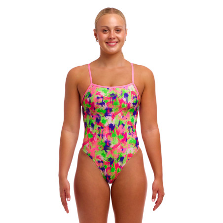 Funkita Splat Spot - Single Strength - Maillot femme 1 pièce | Les4Nages