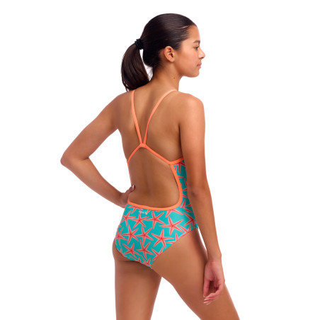 Funkita Star Party - Single Strap - Maillot fille 1 pièce | Les4Nages