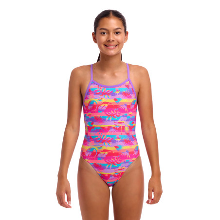 Funkita Leave In - Single Strap - Maillot fille 1 pièce | Les4Nages Funkita Leave In - Single Strap - Maillot fille 1 pièce | Les4Nages