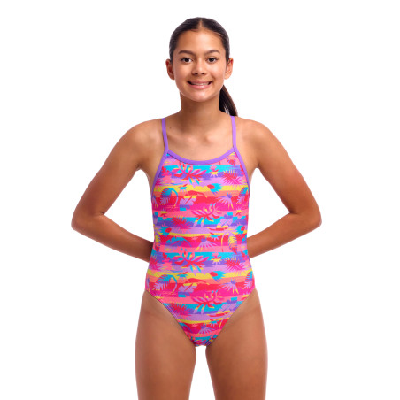Funkita Leave In - Single Strap - Maillot fille 1 pièce | Les4Nages Funkita Leave In - Single Strap - Maillot fille 1 pièce | Les4Nages