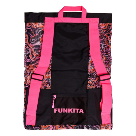 Funkita Tipsy Tiger - Backpack - Mesh Bag | Les4Nages Funkita Tipsy Tiger - Backpack - Mesh Bag | Les4Nages