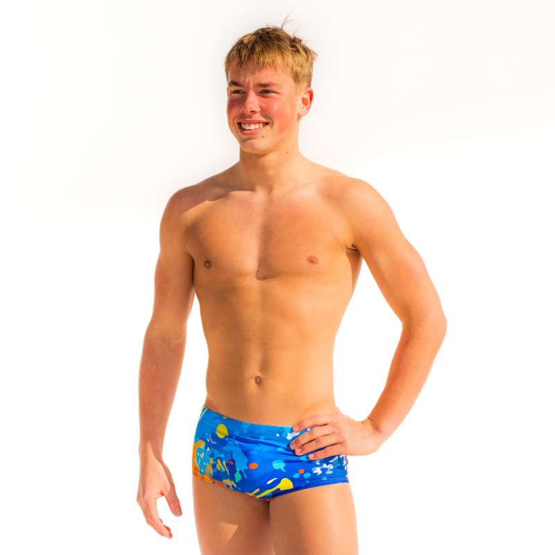 SWEAMS TRUNKS SPLASH - Boxer Natation Homme | Les4Nages