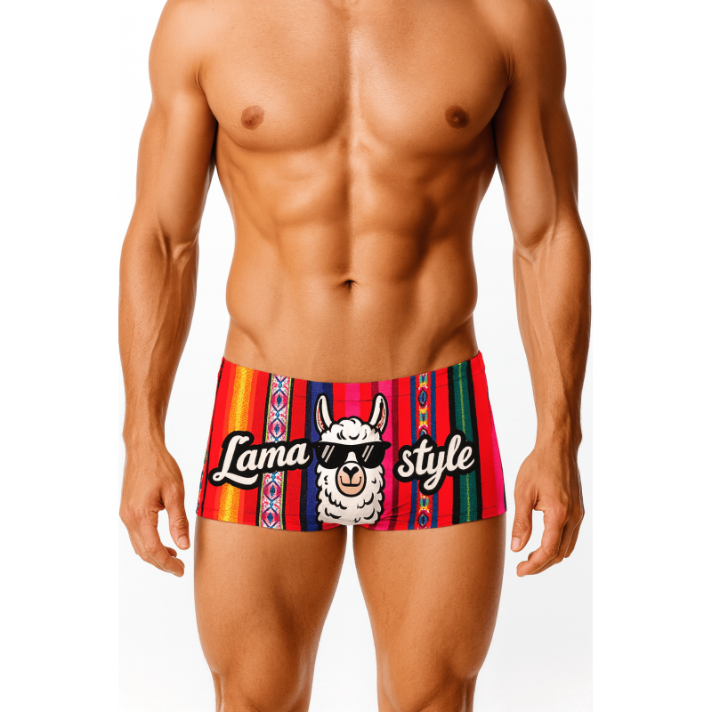 SWEAMS TRUNKS LAMA STYLE - Boxer Natation Homme | Les4Nages