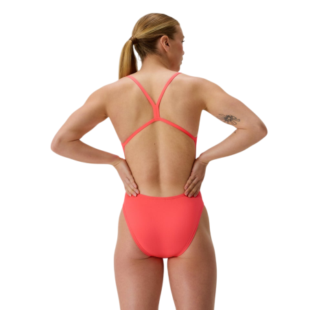 Club Training V-Back Endurance+2.0 uni orange - Maillot femme 1 pièce | Les4Nages