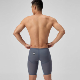 SPEEDO FastSkin LZR PURE VALOR 2.0 JAMMER - GREY BLUE - Jammer Natation Competition Homme