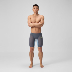 SPEEDO FastSkin LZR PURE VALOR 2.0 JAMMER - GREY BLUE - Jammer Natation Competition Homme