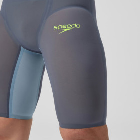 SPEEDO FastSkin LZR PURE VALOR 2.0 JAMMER - GREY BLUE - Jammer Natation Competition Homme