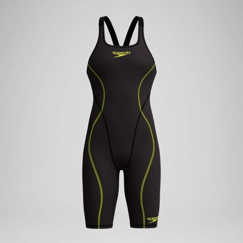 SPEEDO HyperSpark dos ouvert noir - Combinaison Natation Competition Femme | Les4Nages