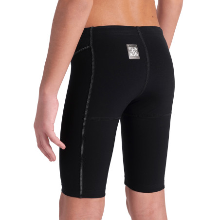  ARENA PowerSkin IMPULSO Junior Garçon ( 6 à 14 ans) - Black Teal - Jammer Natation compétition | Les4Nages