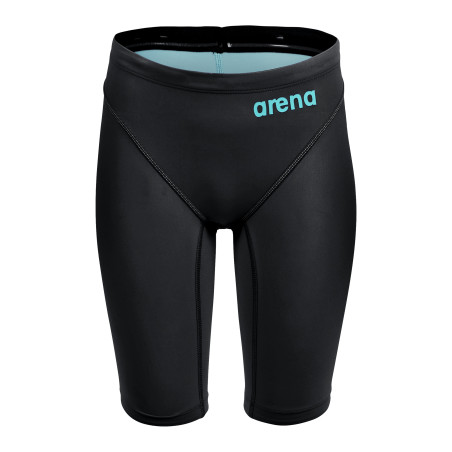  ARENA PowerSkin IMPULSO Junior Garçon ( 6 à 14 ans) - Black Teal - Jammer Natation compétition | Les4Nages